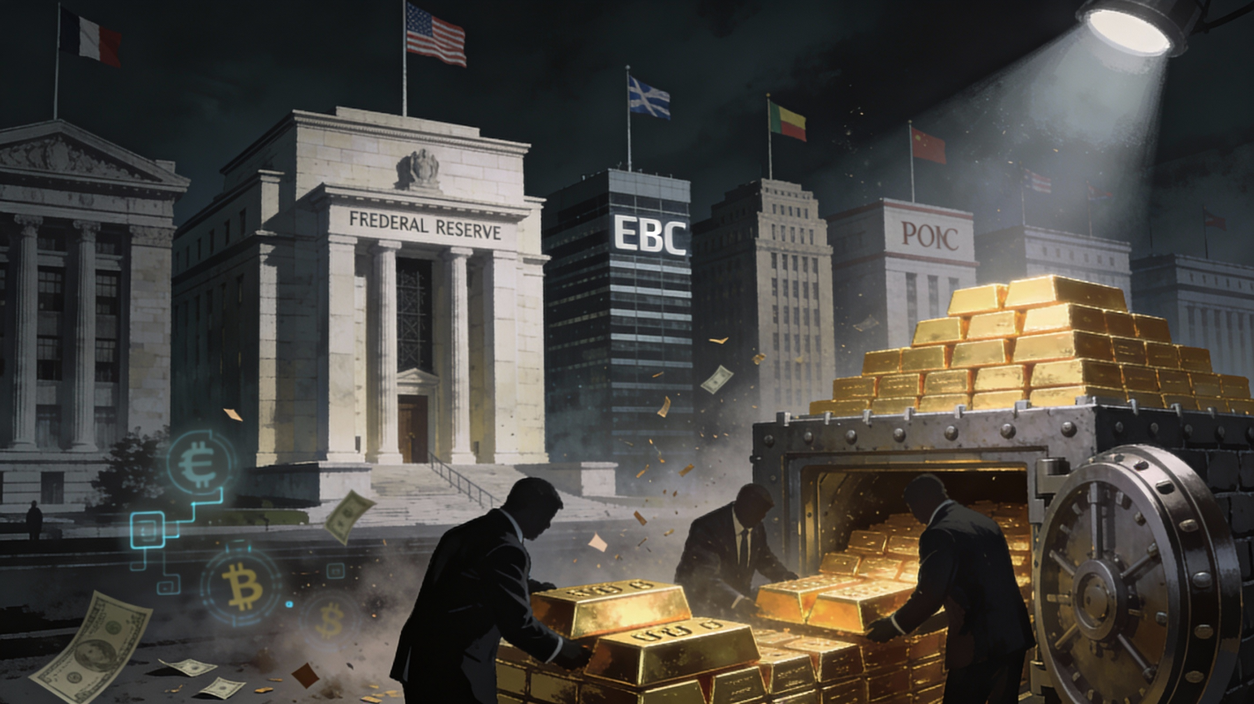 Central-banks-gold-buying-hedge-dollar-risk